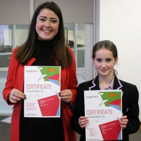 Linklaters Achievement Mentoring Programme student with mentor