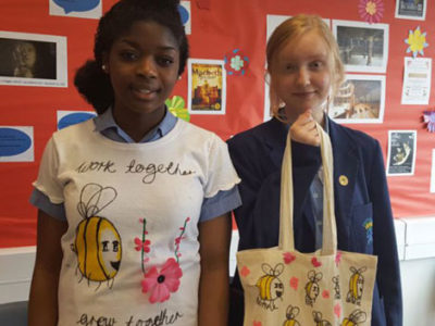 Our Lady's students show off their creations during Inspire's Custom Made enterprise session